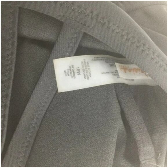 Raisins Curve NWT Bahia Rosalie Faux Wrap Striped One-Piece Swimsuit, Size 16W - Picture 4 of 5